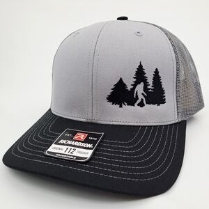 Richardson Gray and Black Trucker Hat